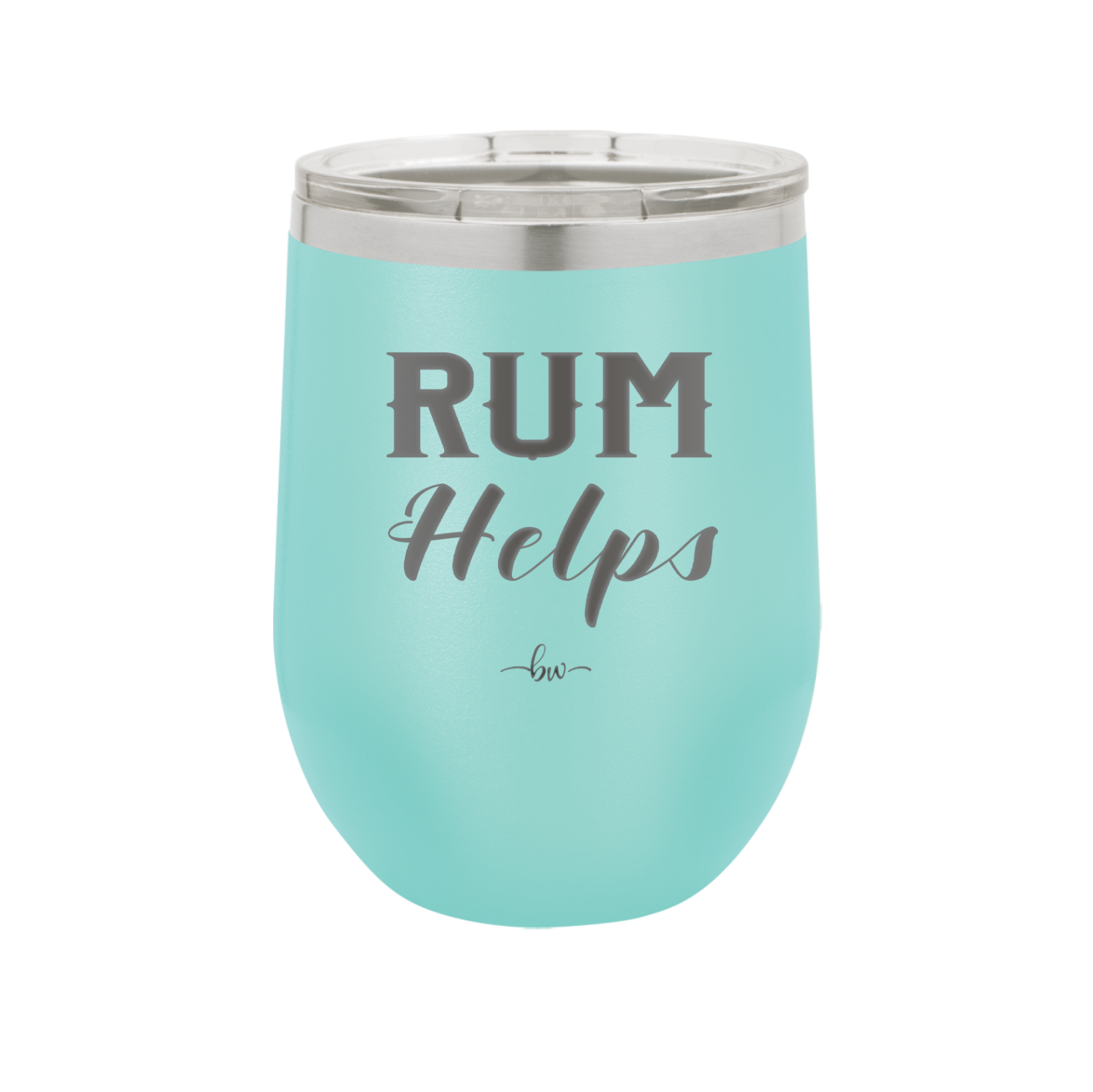 Rum Helps - Laser Engraved Stainless Steel Drinkware - 1848 -