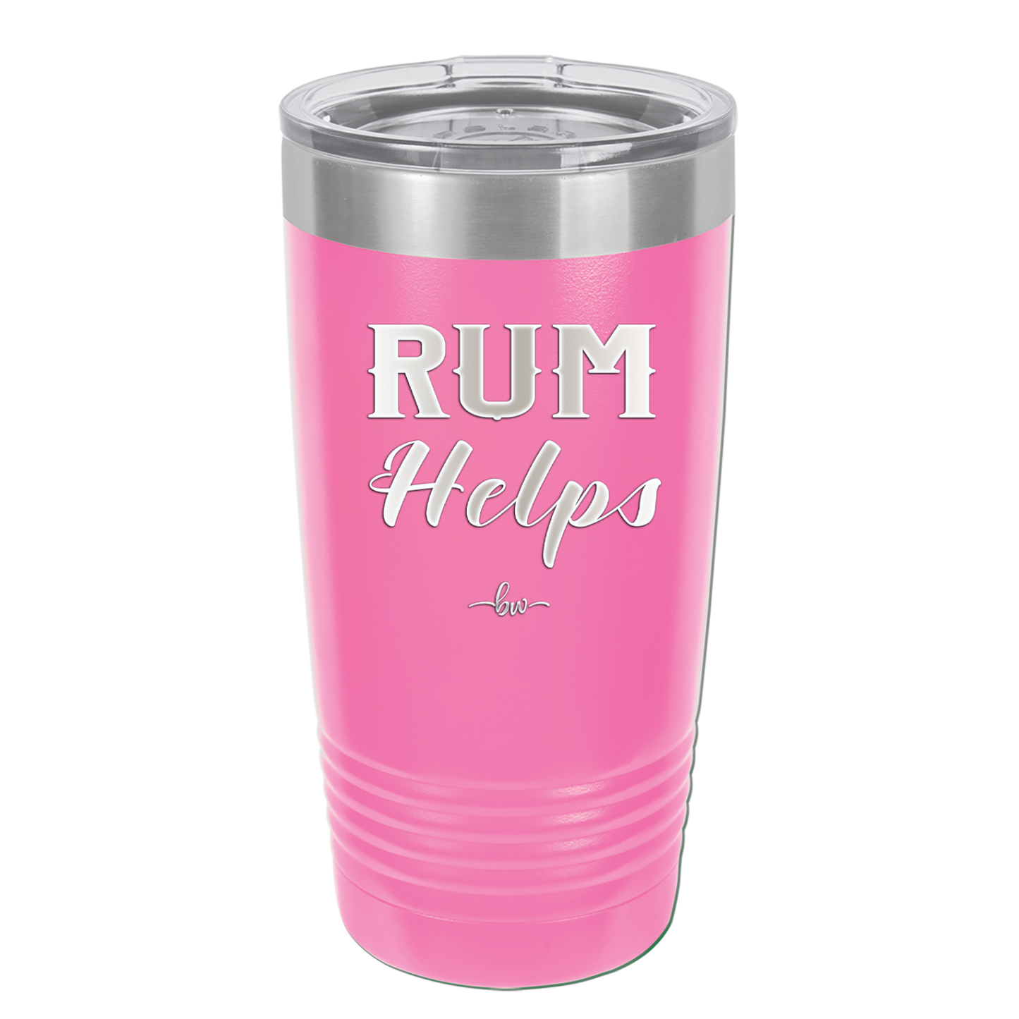 Rum Helps - Laser Engraved Stainless Steel Drinkware - 1848 -