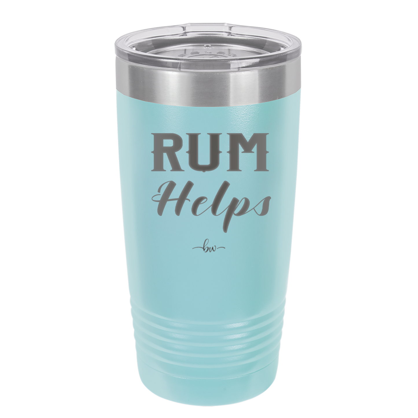 Rum Helps - Laser Engraved Stainless Steel Drinkware - 1848 -