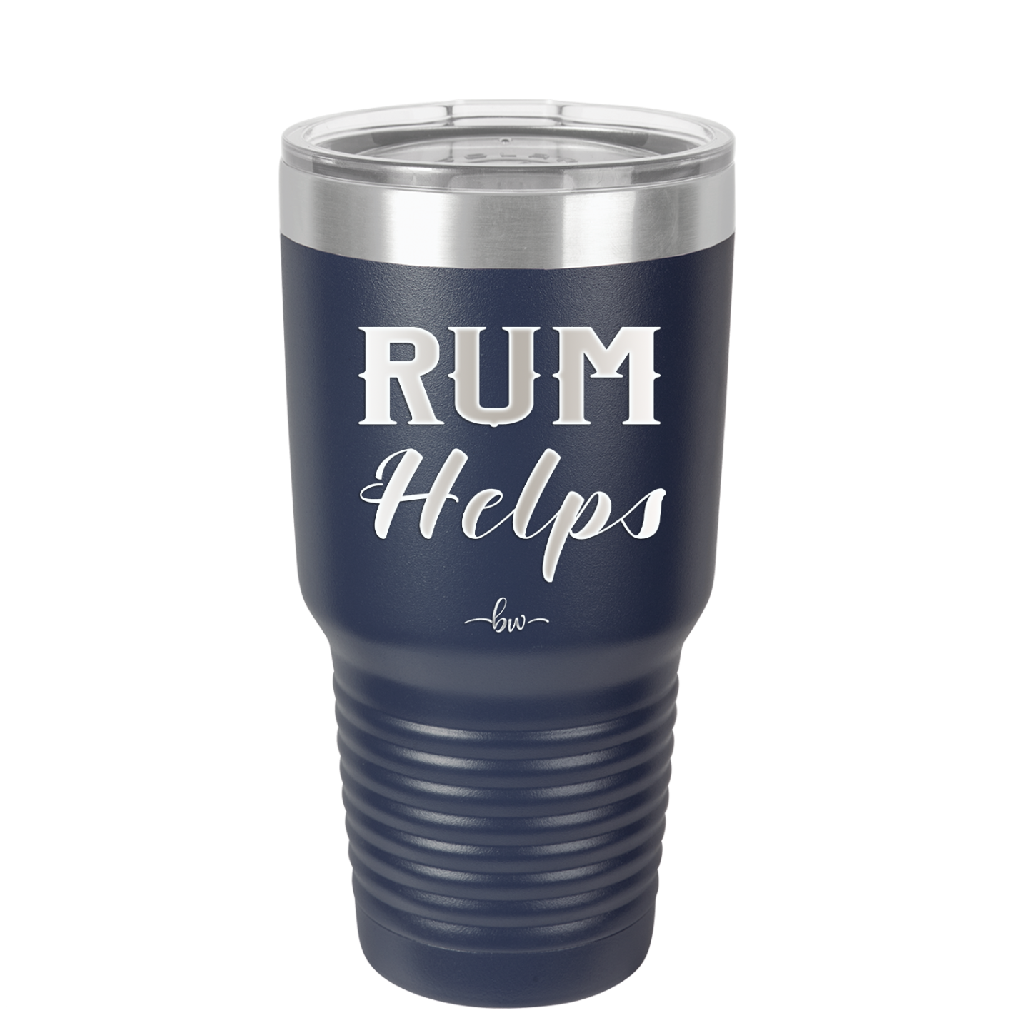 Rum Helps - Laser Engraved Stainless Steel Drinkware - 1848 -