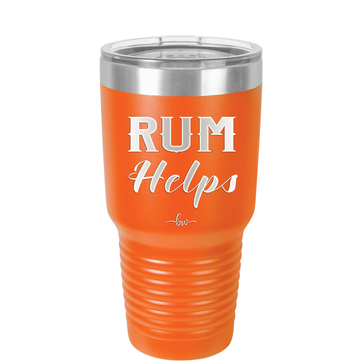 Rum Helps - Laser Engraved Stainless Steel Drinkware - 1848 -