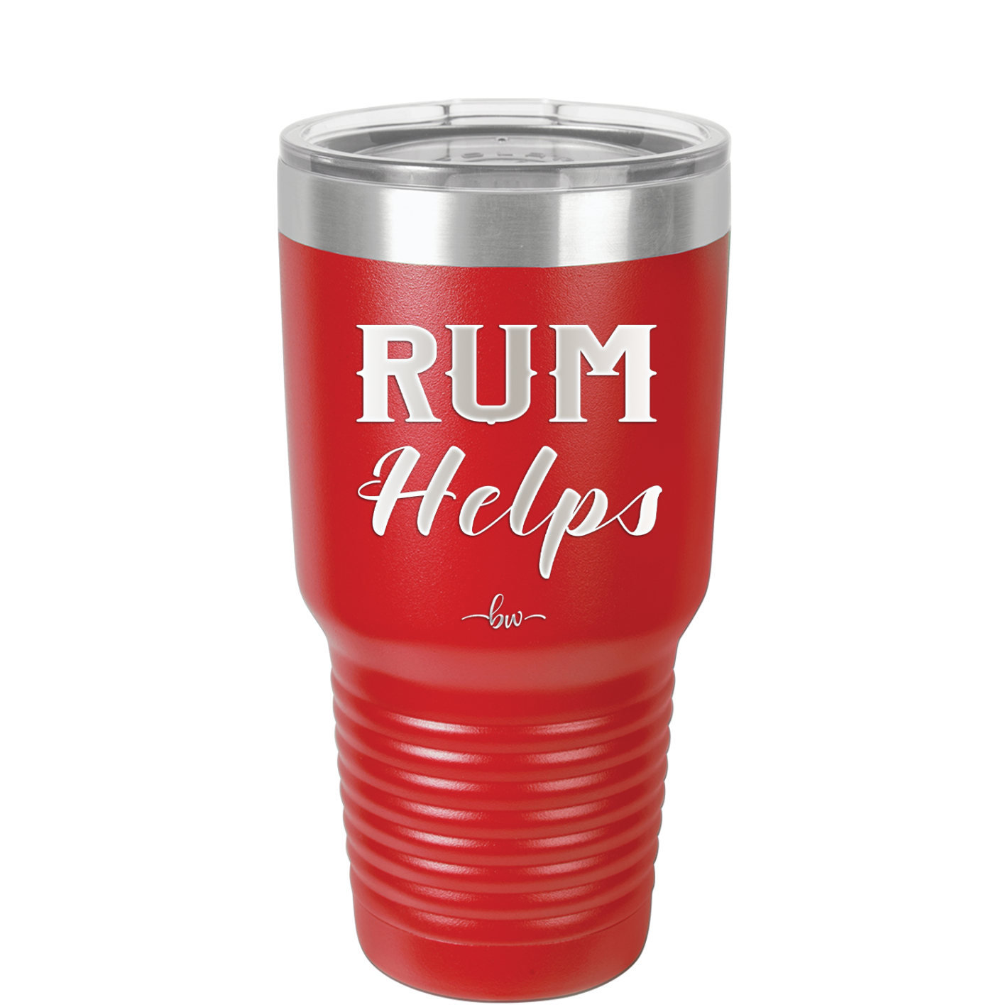 Rum Helps - Laser Engraved Stainless Steel Drinkware - 1848 -