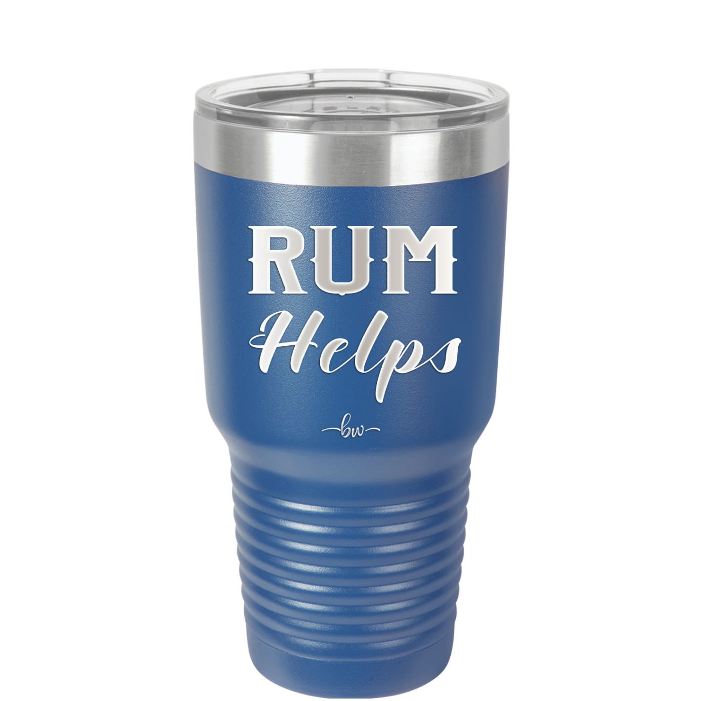 Rum Helps - Laser Engraved Stainless Steel Drinkware - 1848 -
