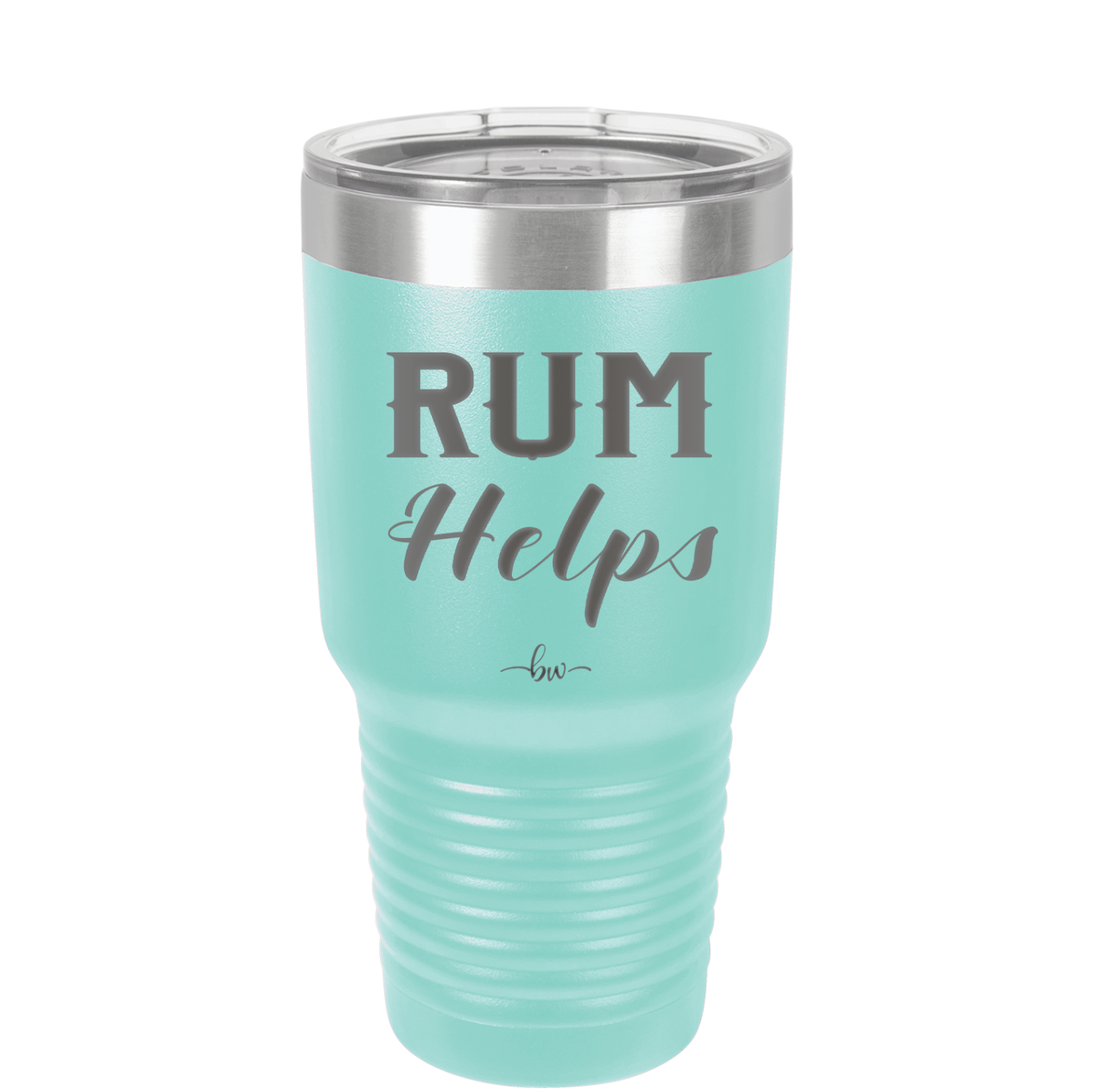 Rum Helps - Laser Engraved Stainless Steel Drinkware - 1848 -