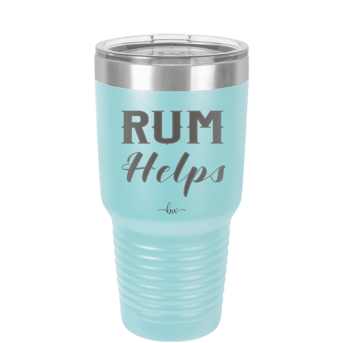 Rum Helps - Laser Engraved Stainless Steel Drinkware - 1848 -