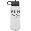 Rum Helps - Laser Engraved Stainless Steel Drinkware - 1848 -