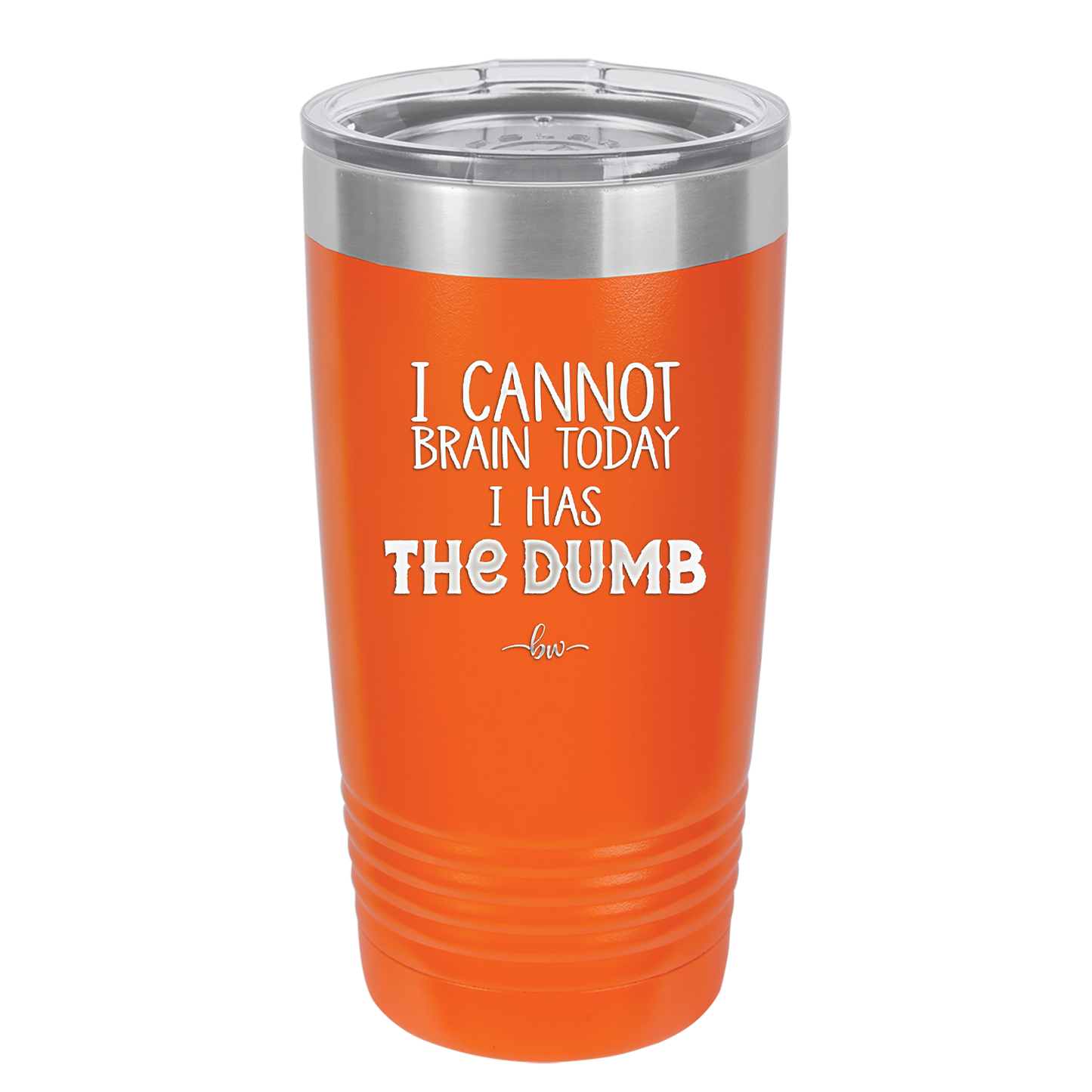 I Cannot Brain Today I Has the Dumb - Laser Engraved Stainless Steel Drinkware - 1850 -