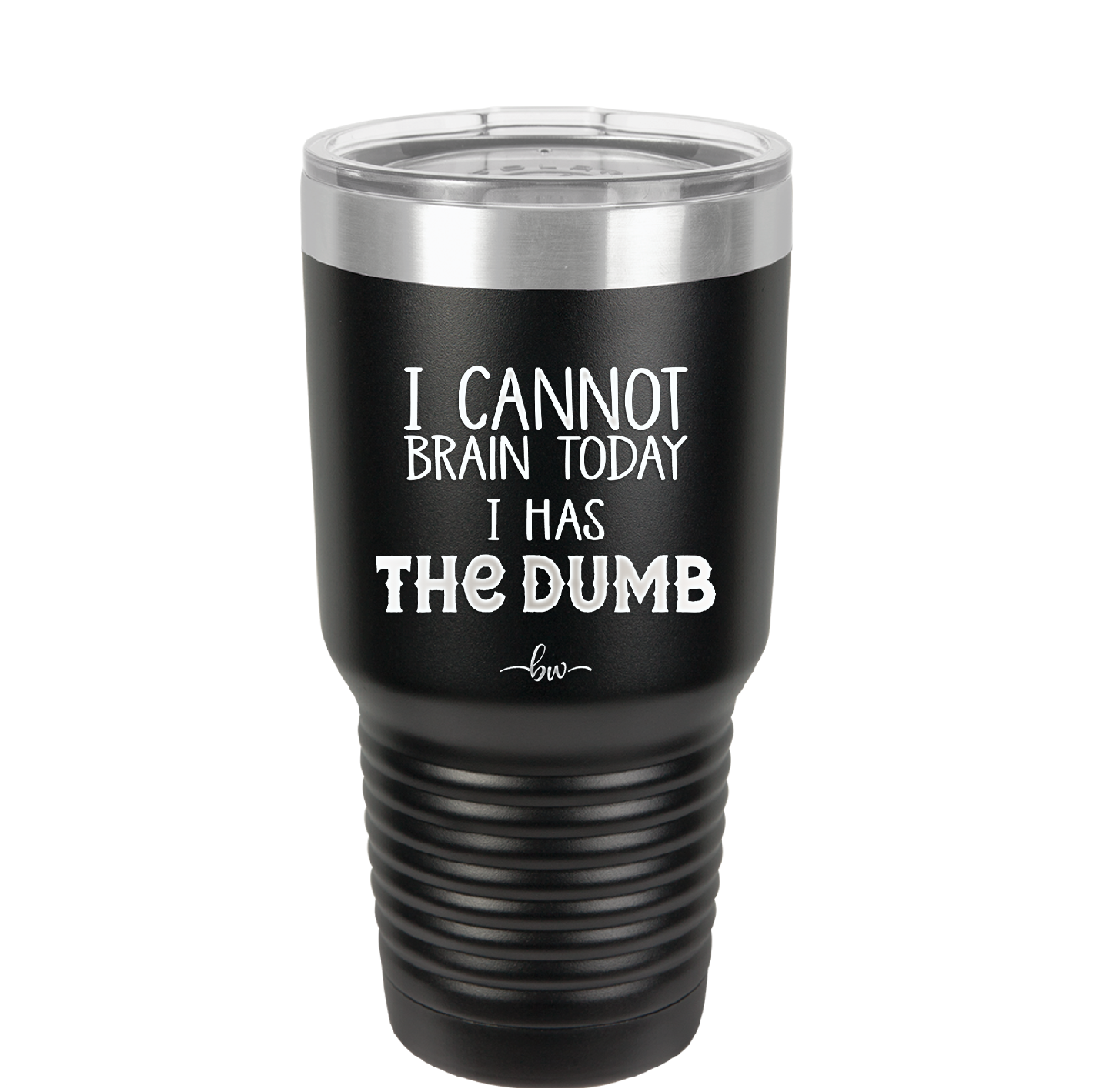 I Cannot Brain Today I Has the Dumb - Laser Engraved Stainless Steel Drinkware - 1850 -