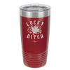 Lucky Bitch - Laser Engraved Stainless Steel Drinkware - 1858 -
