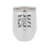 Crazy Goat Lady - Laser Engraved Stainless Steel Drinkware - 1864 -