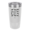 Crazy Goat Lady - Laser Engraved Stainless Steel Drinkware - 1864 -
