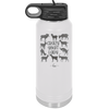 Crazy Goat Lady - Laser Engraved Stainless Steel Drinkware - 1864 -
