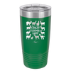 Crazy Llama Lady - Laser Engraved Stainless Steel Drinkware - 1865 -