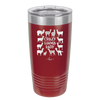 Crazy Llama Lady - Laser Engraved Stainless Steel Drinkware - 1865 -