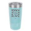 Crazy Llama Lady - Laser Engraved Stainless Steel Drinkware - 1865 -