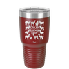 Crazy Llama Lady - Laser Engraved Stainless Steel Drinkware - 1865 -