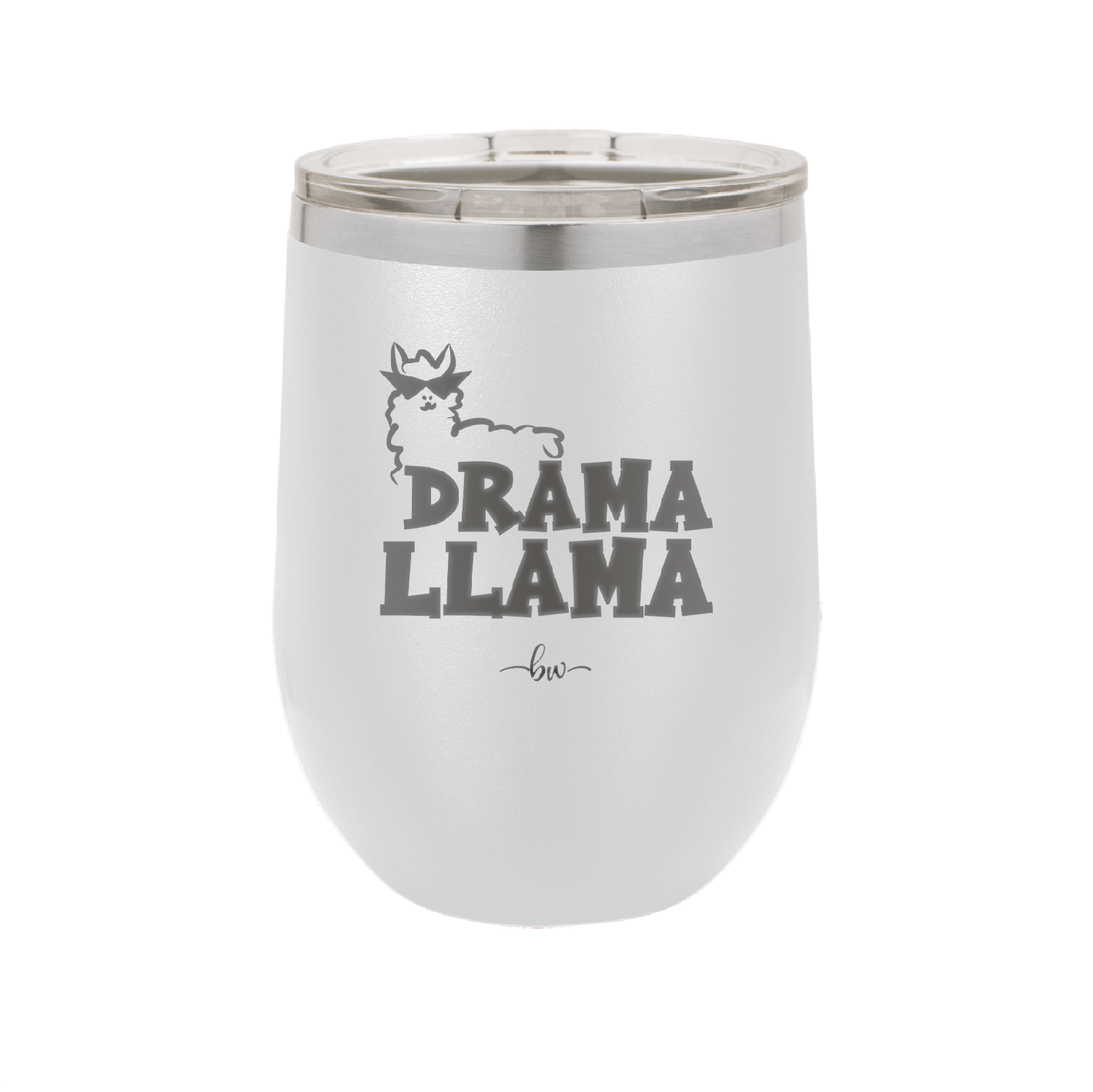 Drama Llama - Laser Engraved Stainless Steel Drinkware - 1866 -