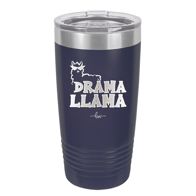 Drama Llama - Laser Engraved Stainless Steel Drinkware - 1866 -