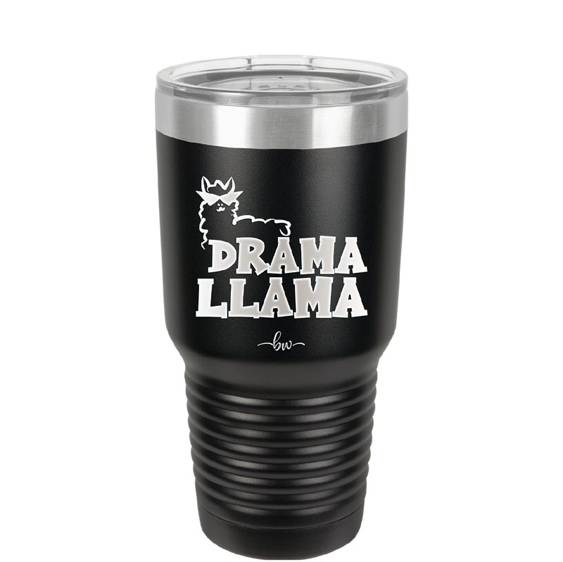Drama Llama - Laser Engraved Stainless Steel Drinkware - 1866 -