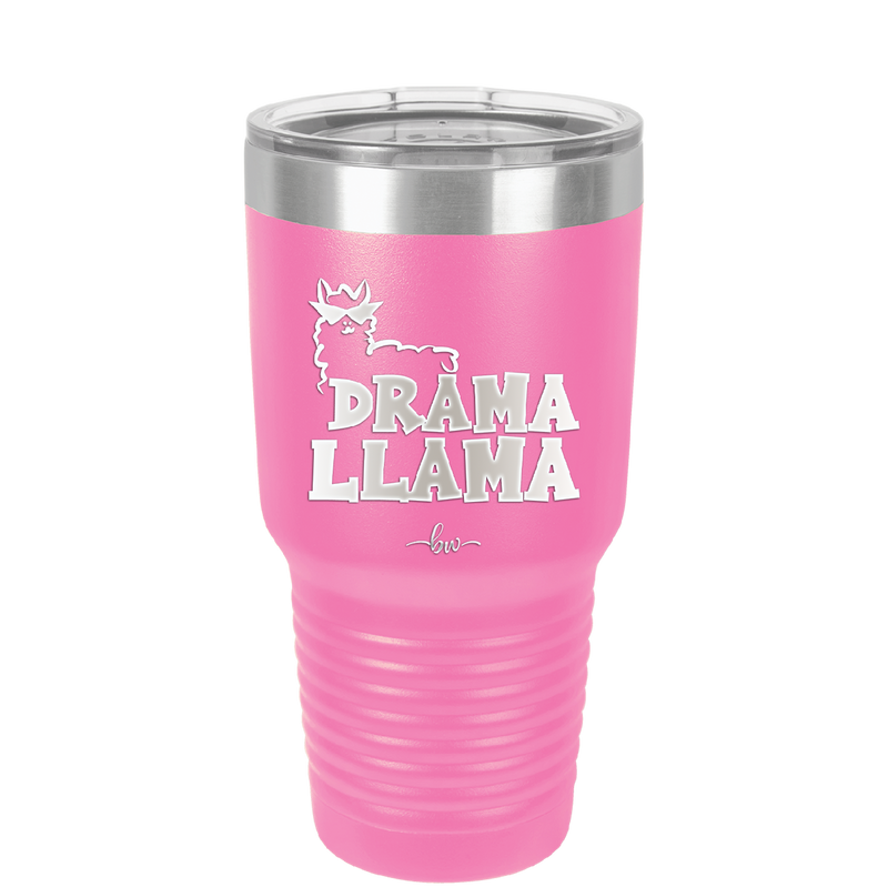 Drama Llama - Laser Engraved Stainless Steel Drinkware - 1866 -