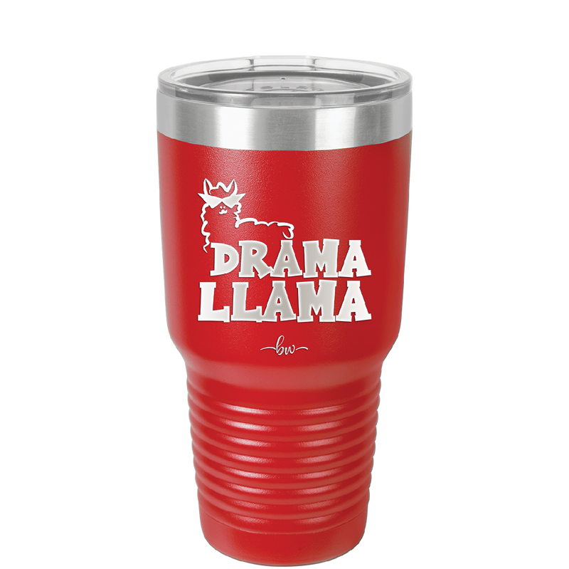 Drama Llama - Laser Engraved Stainless Steel Drinkware - 1866 -