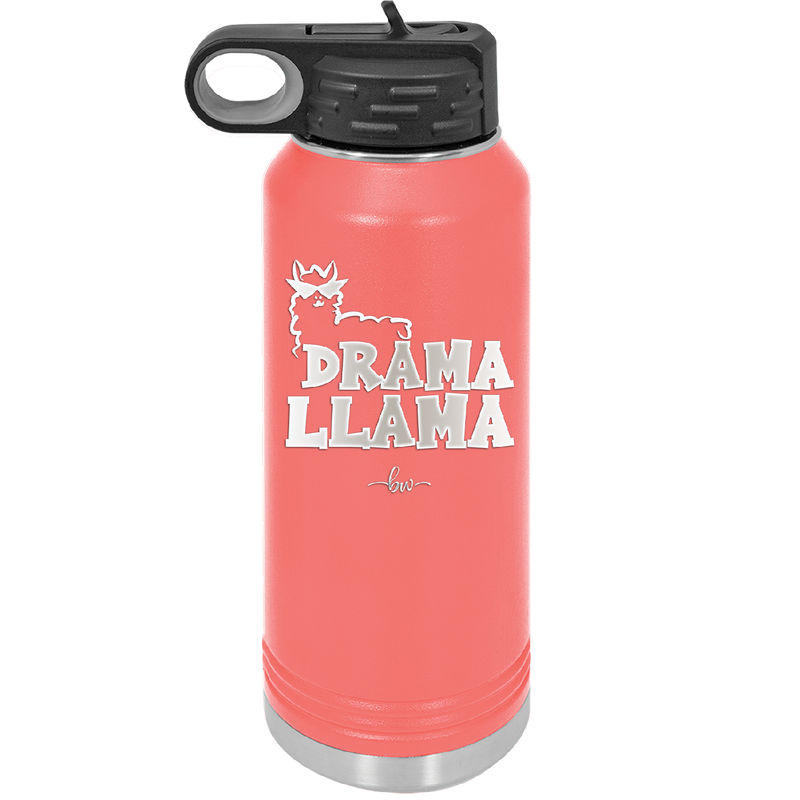 Drama Llama - Laser Engraved Stainless Steel Drinkware - 1866 -