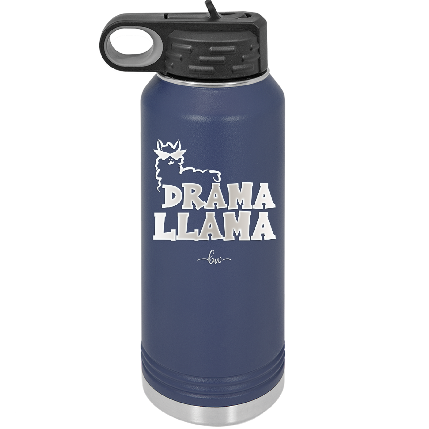 Drama Llama - Laser Engraved Stainless Steel Drinkware - 1866 -