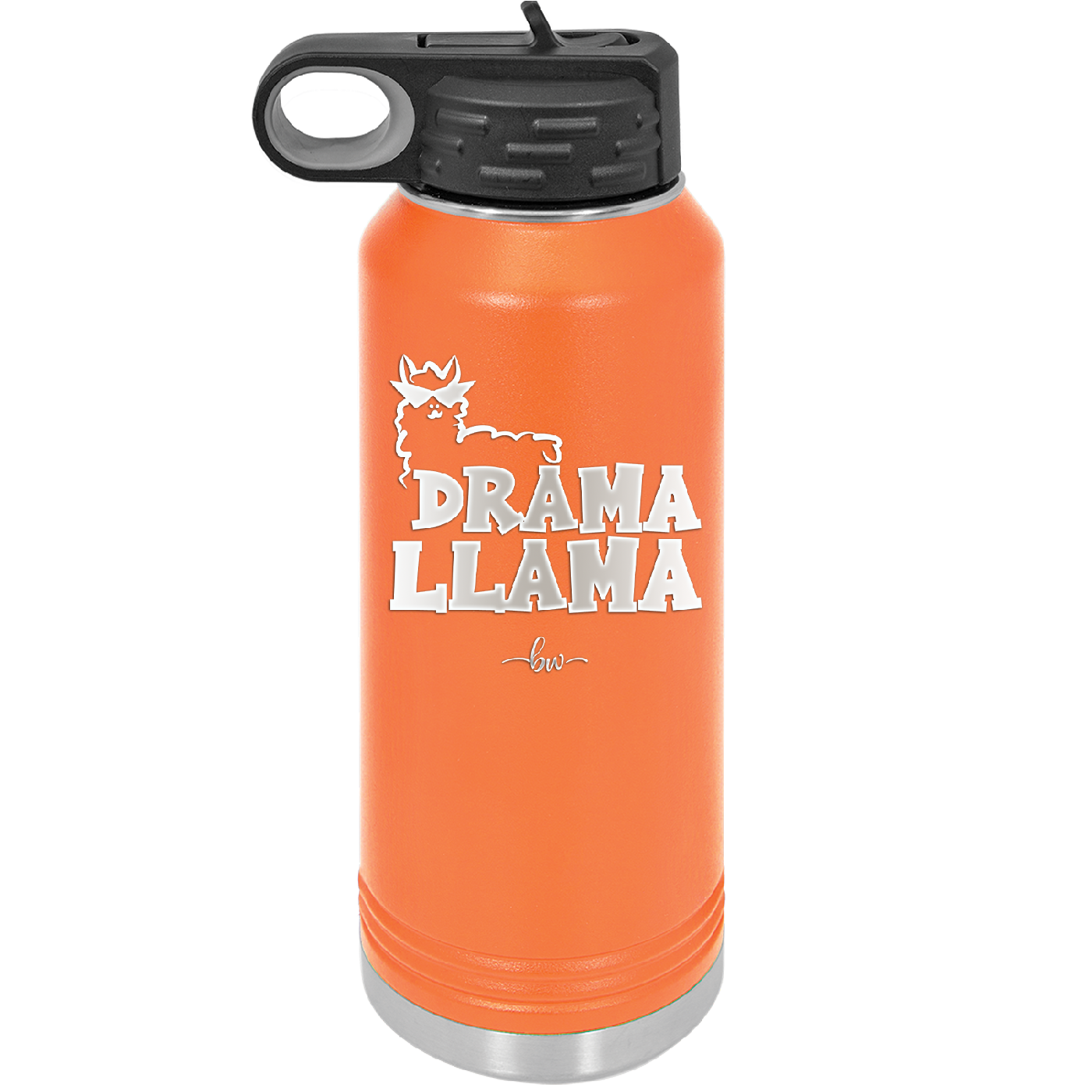 Drama Llama - Laser Engraved Stainless Steel Drinkware - 1866 -