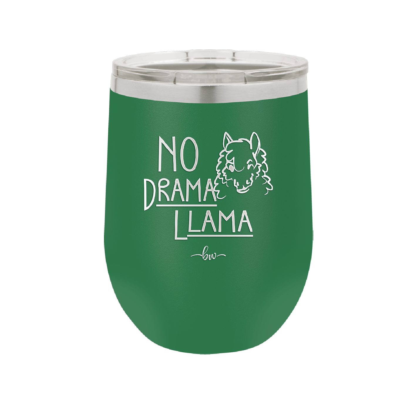 No Drama Llama - Laser Engraved Stainless Steel Drinkware - 1867 -