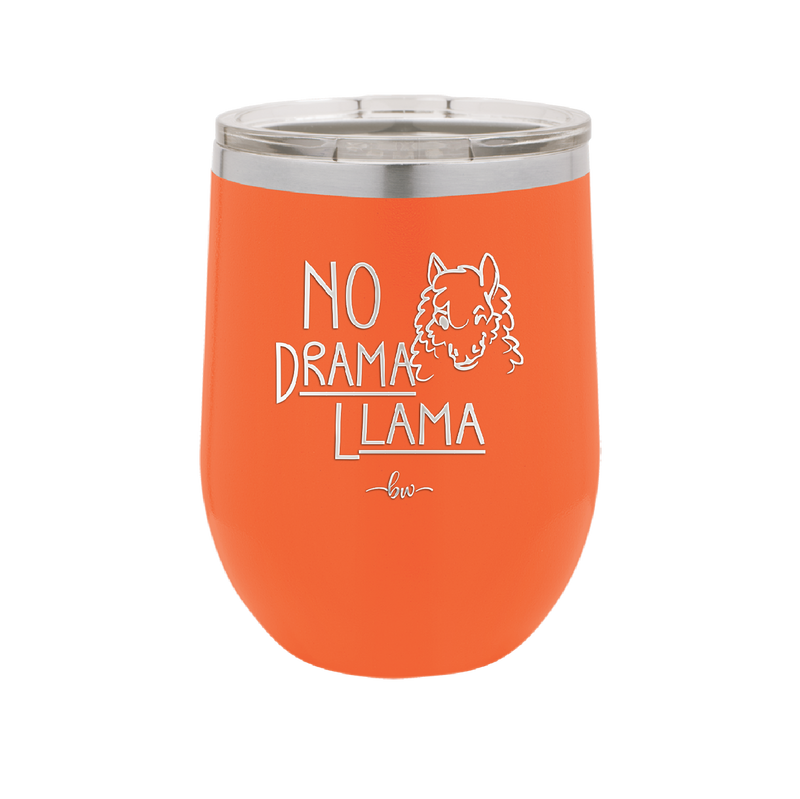 No Drama Llama - Laser Engraved Stainless Steel Drinkware - 1867 -