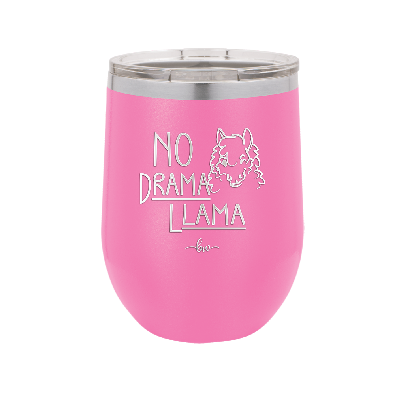 No Drama Llama - Laser Engraved Stainless Steel Drinkware - 1867 -