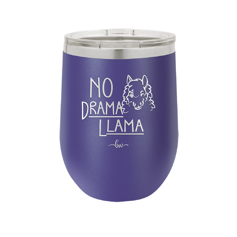 No Drama Llama - Laser Engraved Stainless Steel Drinkware - 1867 -