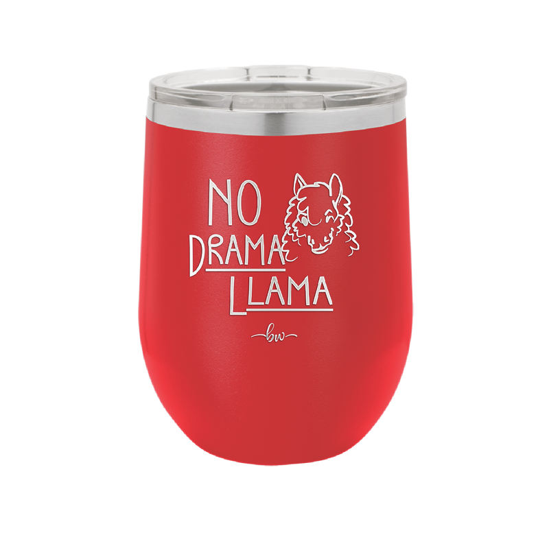 No Drama Llama - Laser Engraved Stainless Steel Drinkware - 1867 -