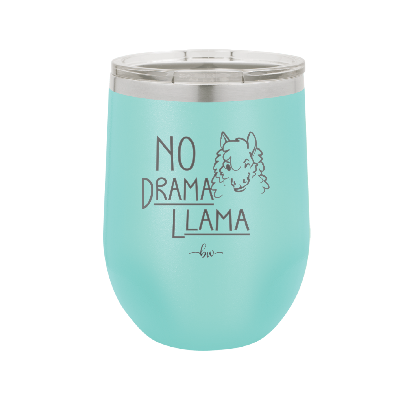 No Drama Llama - Laser Engraved Stainless Steel Drinkware - 1867 -