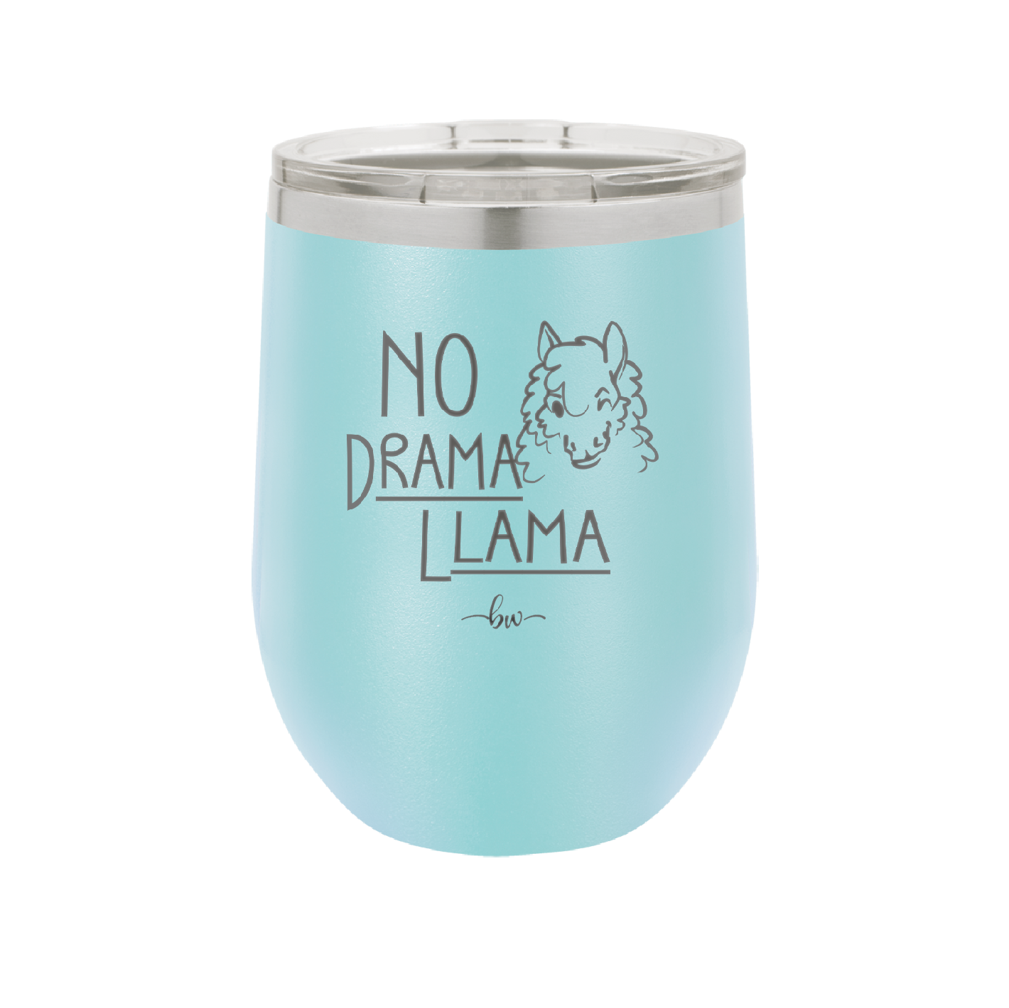 No Drama Llama - Laser Engraved Stainless Steel Drinkware - 1867 -