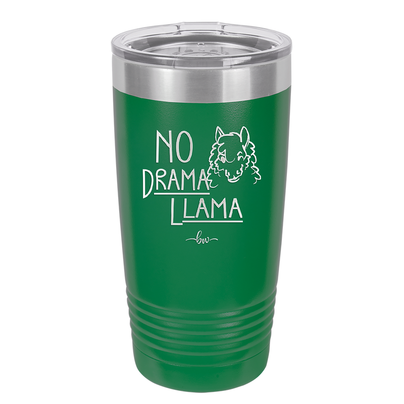 No Drama Llama - Laser Engraved Stainless Steel Drinkware - 1867 -
