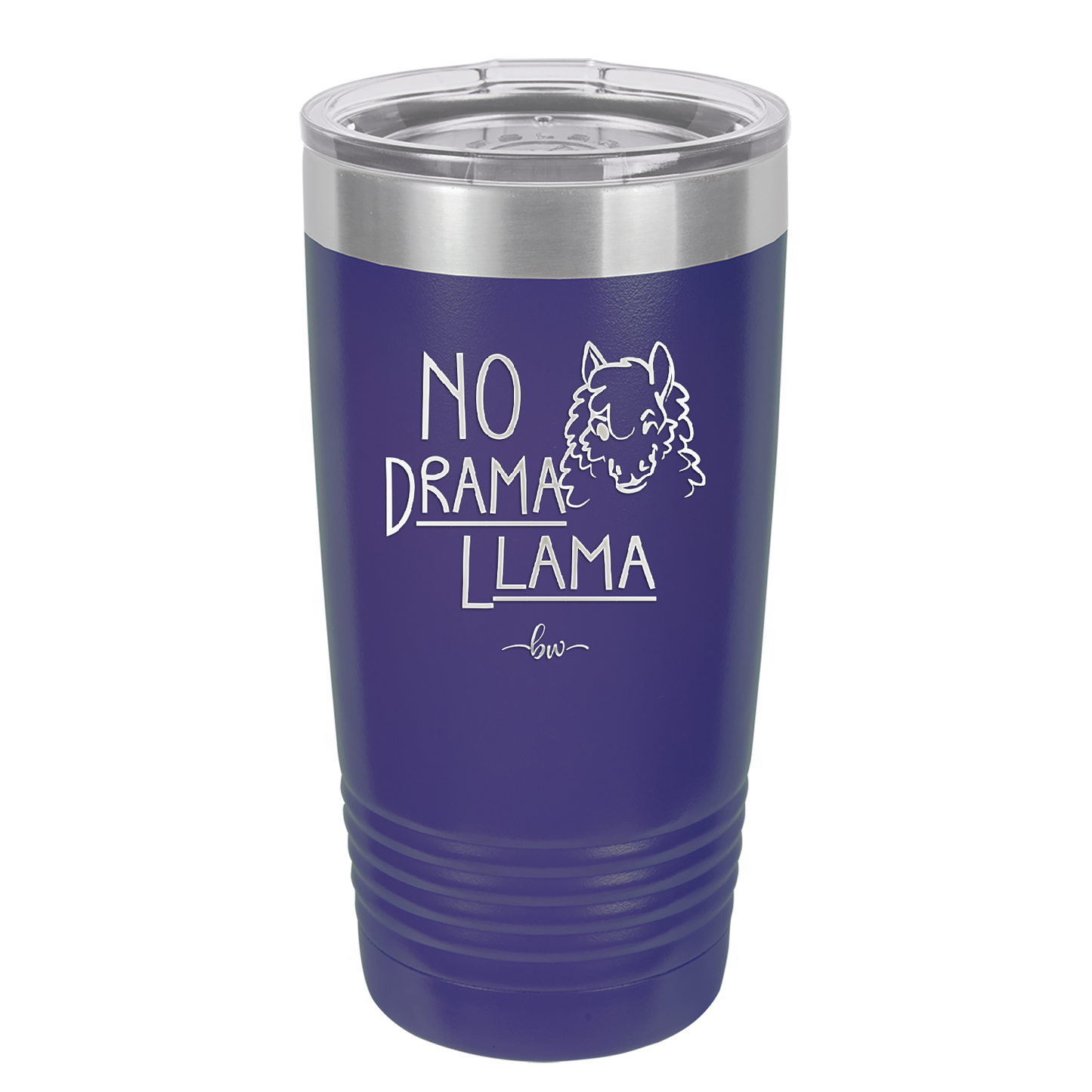 No Drama Llama - Laser Engraved Stainless Steel Drinkware - 1867 -