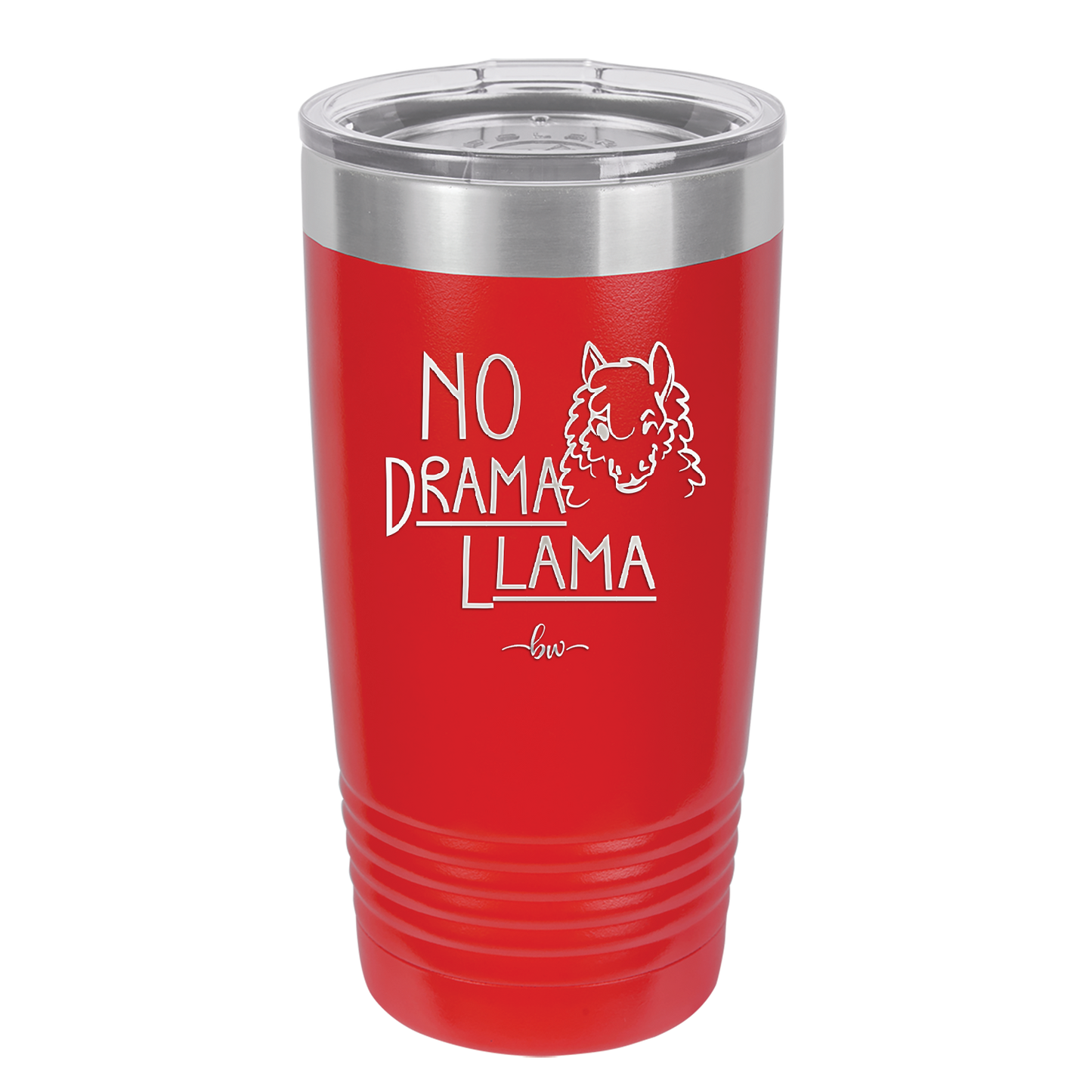 No Drama Llama - Laser Engraved Stainless Steel Drinkware - 1867 -