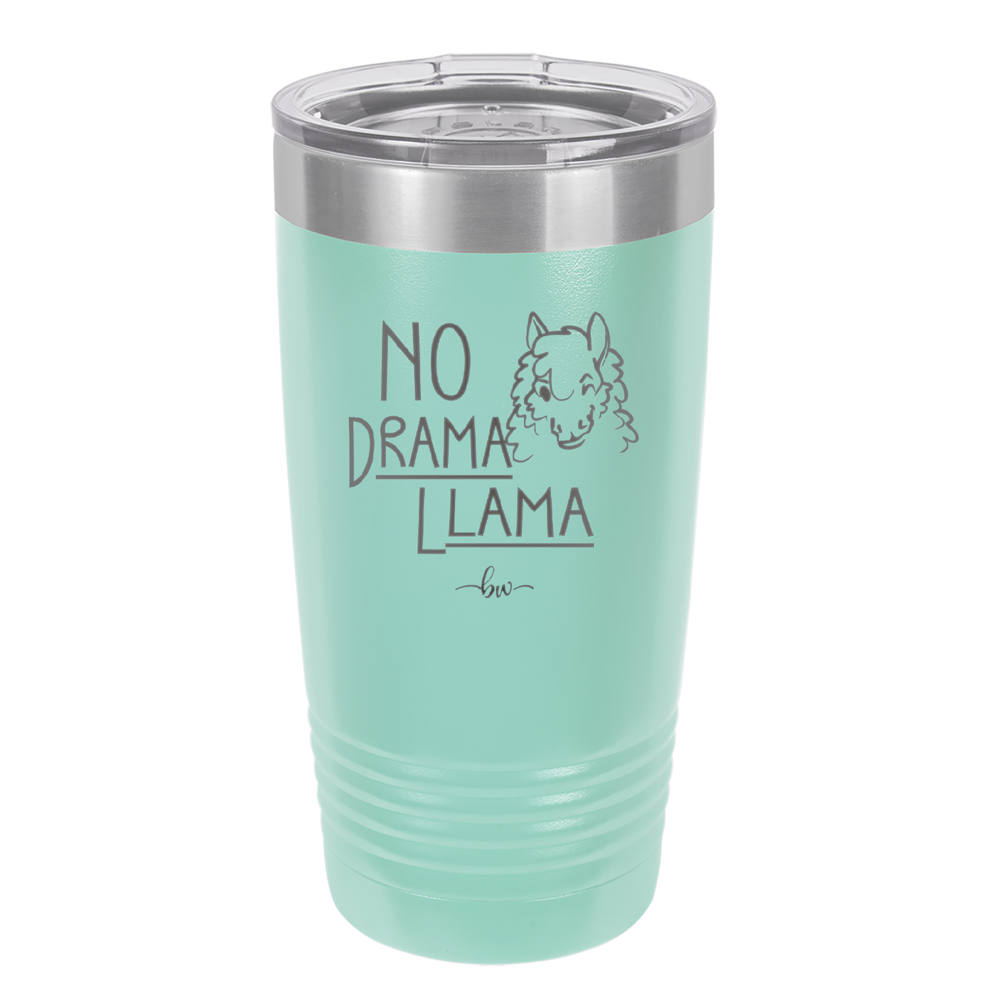 No Drama Llama - Laser Engraved Stainless Steel Drinkware - 1867 -