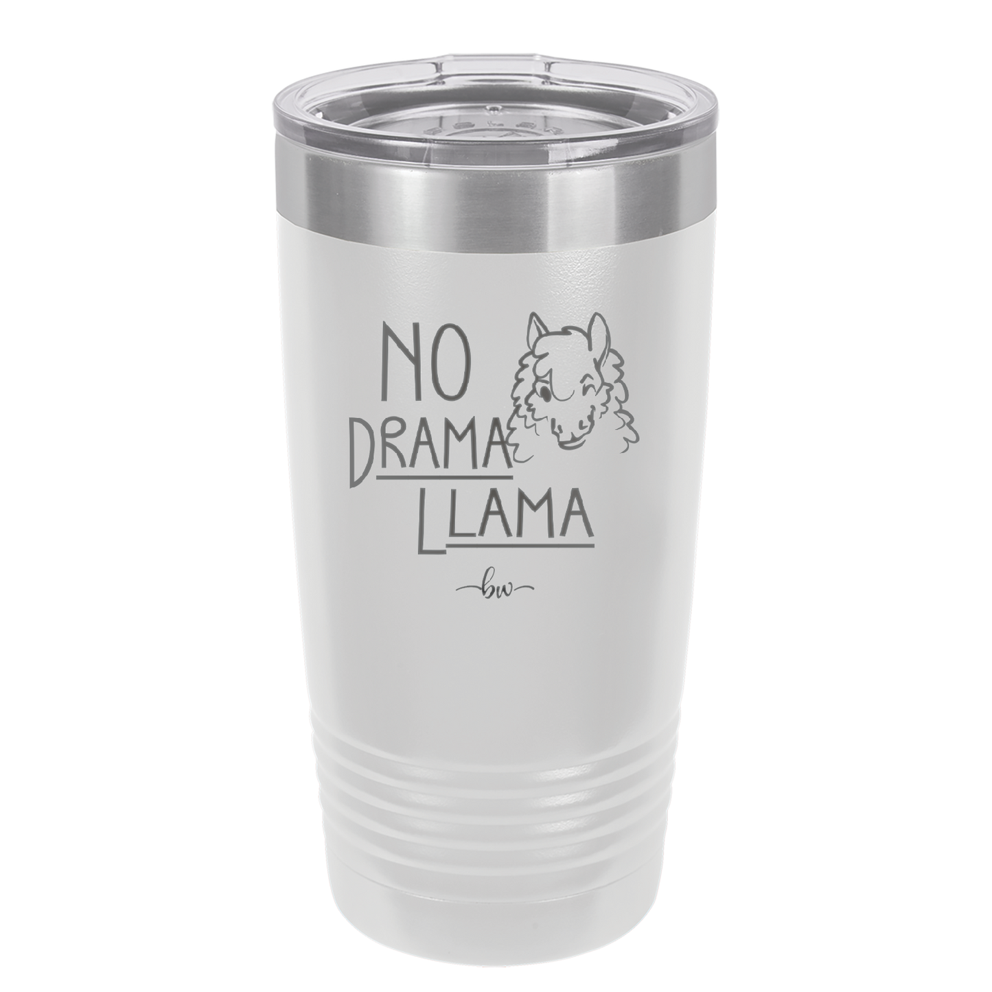 No Drama Llama - Laser Engraved Stainless Steel Drinkware - 1867 -