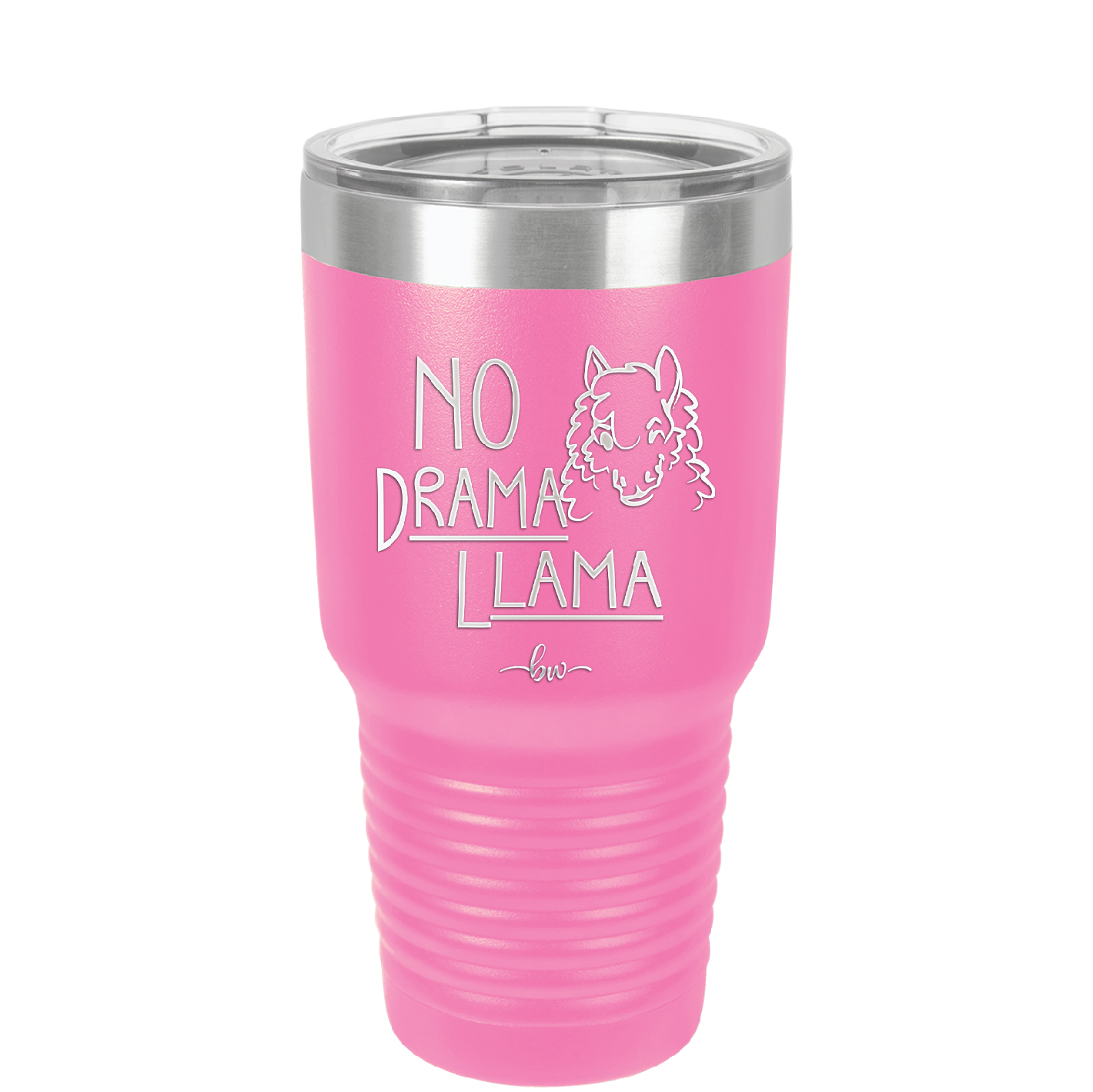 No Drama Llama - Laser Engraved Stainless Steel Drinkware - 1867 -