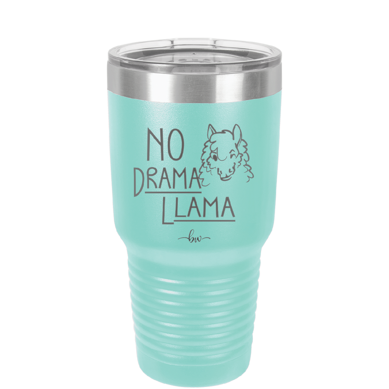 No Drama Llama - Laser Engraved Stainless Steel Drinkware - 1867 -