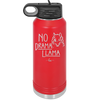 No Drama Llama - Laser Engraved Stainless Steel Drinkware - 1867 -