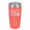 This Llama Don't Want Your Drama - Laser Engraved Stainless Steel Drinkware - 1868 -