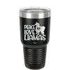 Peace Love Llamas - Laser Engraved Stainless Steel Drinkware - 1870 -