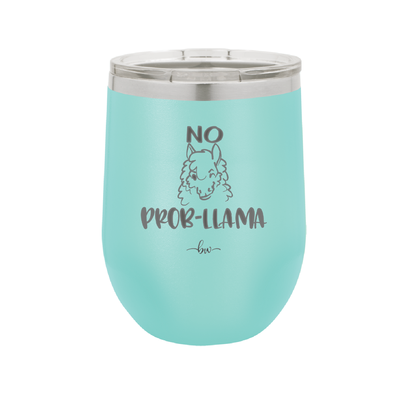 No Prob-Llama - Laser Engraved Stainless Steel Drinkware - 1871 -