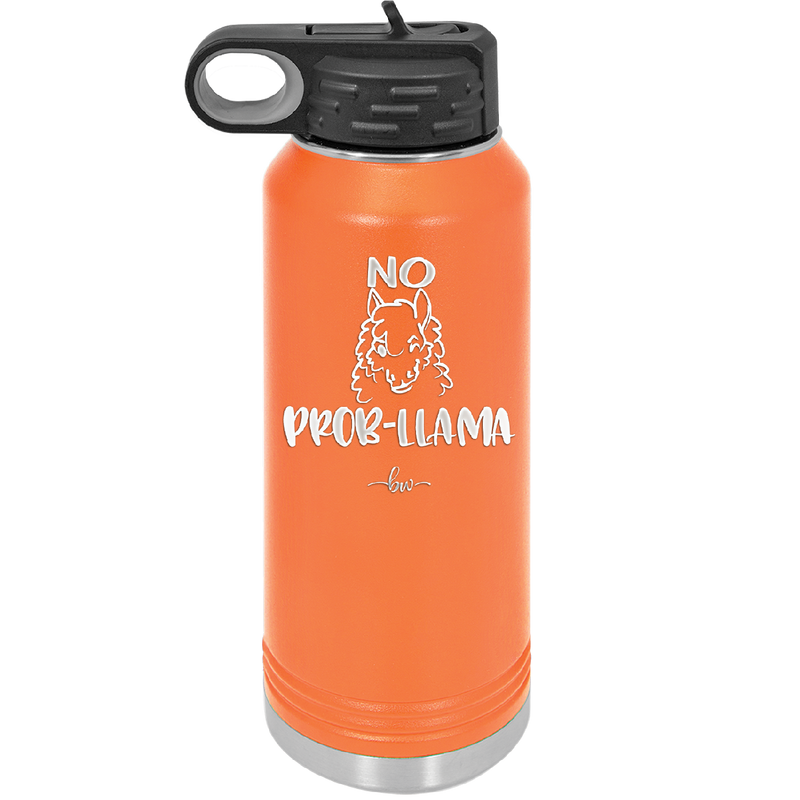 No Prob-Llama - Laser Engraved Stainless Steel Drinkware - 1871 -