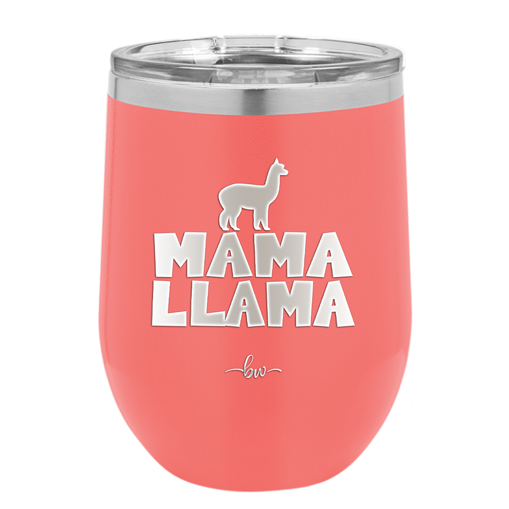 Mama Llama - Laser Engraved Stainless Steel Drinkware - 1873 -