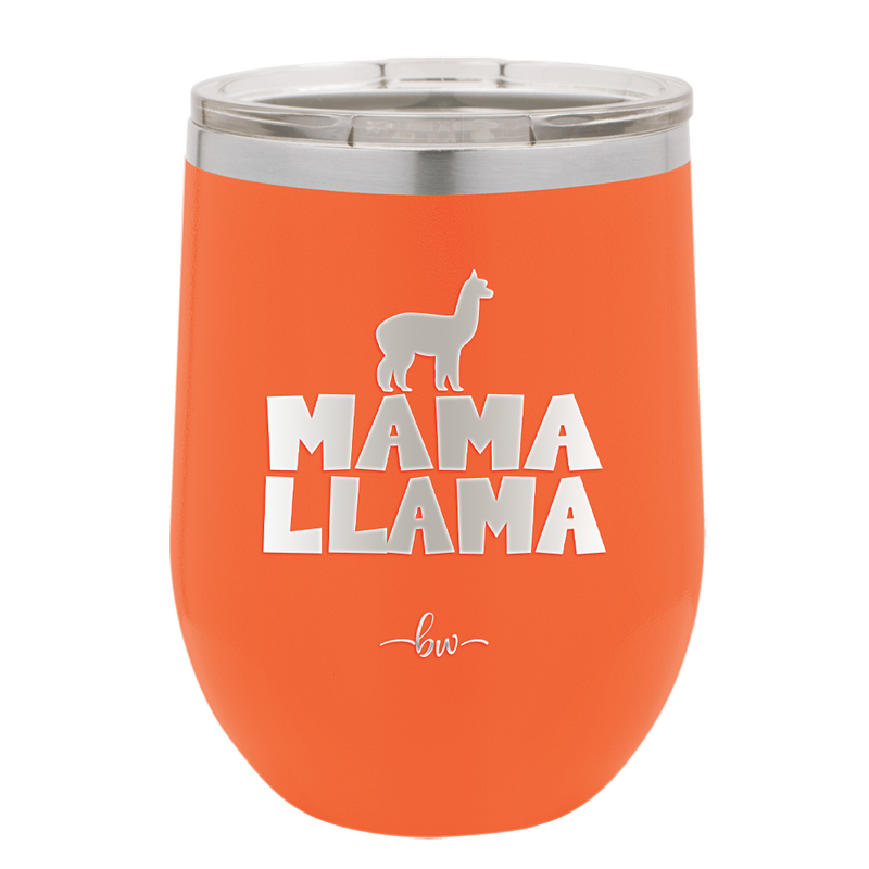 Mama Llama - Laser Engraved Stainless Steel Drinkware - 1873 -