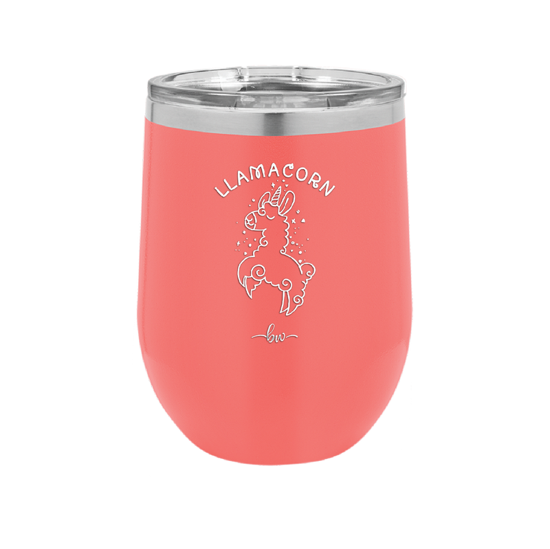Llamacorn - Laser Engraved Stainless Steel Drinkware - 1875 -